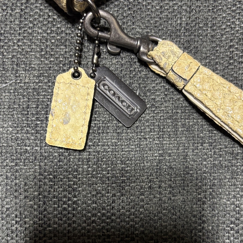 Coach Kristin Python Embossed Leather Large Clutc… - image 3